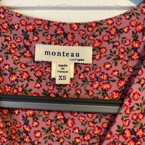 Monteau Floral Dress, Size XS - Picture 2 of 2